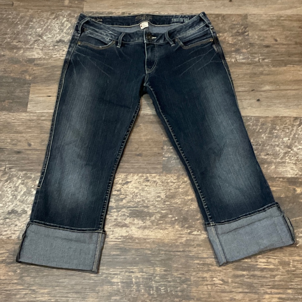 Silver Jeans Midnight Blue Capri